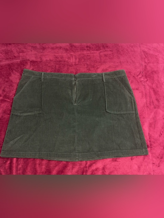 Live 4 Truth Dresses & Skirts - Live 4 Truth Corduroy Mini Skirt in Hunter Green